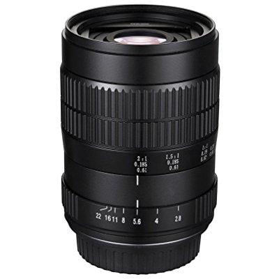Oshiro 60mm f/2.8 2:1 LD UNC Manual Ultra-Macro Lens for Nikon D5, D4S, DF, D4, D3X, D810, D800, D750, D610, D600, D500, D7200, D7100, D5500, D5300, D5200, D3300, D3200 and D3100 Digital SLR (Best Macro Lens For Nikon D500)