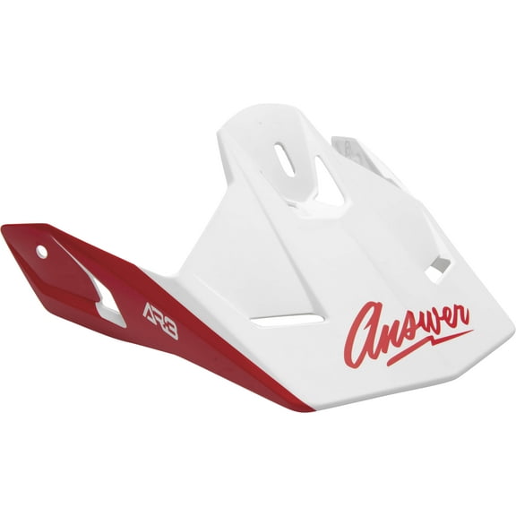 Answer Visor for AR3 Pace Helmet - White/Red/Hyper Blue