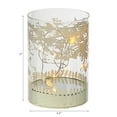 thumbnail image 2 of IH Casa Decor Cylinder Led Glass Decor Birds On Tree 5", 2 of 3