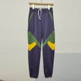 thumbnail image 2 of Yievot Men's Sweatpants Drawstring Elastic Waist Open Bottom Sweat Pants Color Block Casual Workout Running Athletic Pants for Men, 2 of 3