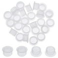 thumbnail image 5 of 50PCS Salt and Pepper Shaker Stoppers Plastic Stopper Replacement Plug Bottle Caps Reusable Clear Round Plastic End Cap, 5 of 9