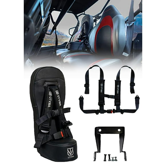 Teryx 4 Rear Bump Seat W/ 4-Point Harness | Center Seat | Middle Seat | Kid Seat | Hump Seat | Little Seat