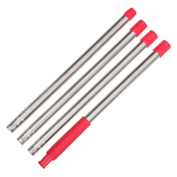 FESTFENDS Mop Stick Only Mop Extension Rod Set Silver Stainless Steel 1 Set