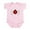 Petal Pink, variant on CafePress - Cute Ladybug & Crossbones Infant Bodysuit - Baby Light Bodysuit, Size Newborn - 24 Months