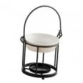 thumbnail image 2 of Tea Light Holder, Oil Diffuser, Desk Candlestick, Melt Warmer, Essential Oil Black, 2 of 9