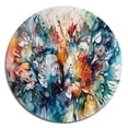 thumbnail image 2 of Designart "Boho Dance Captivating I" Abstract Metal Round Art Print, 2 of 5