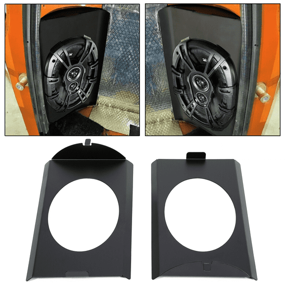 KOJEM 6x9 Speakers, Behind Seat Speaker Brackets, Fit for 1973-1987 Chevy C10 6x9 Cab Corner Pair