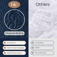 thumbnail image 5 of THD Loren - 3 Piece Full Queen Size Quilt Set, Lightweight Queen Bedspread Coverlet Set (Full/Queen, Navy Blue), 5 of 7