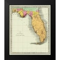 thumbnail image 2 of Burr 15x17 Black Modern Framed Museum Art Print Titled - Florida - Burr 1834, 2 of 5