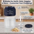thumbnail image 3 of Electric Garlic Crusher, 250ml Mini Electric Food Chopper, Portable Mini Food Processor, Wireless Electric Garlic Chopper for Ginger, Chili, Fruit, Meat, 3 of 7