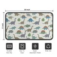 thumbnail image 5 of LightColor Cartoon Dinosaurs Leaves Pattern Door Rugs,Washable Non Slip Door Mats Indoor,Decorative Door Mats,Entry Mat Indoor for Entrance,Bedroom,Kitchen,Bathroom,30"x17", 5 of 6