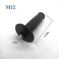 thumbnail image 1 of 14mm Thread Auxiliary Side Non-slip Handle for Angle Grinder Black M14, 1 of 9