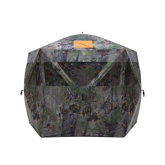 Barronett Blinds® Feather Five, Portable Hub Blind, 4-Person, Bloodtrail® Backwoods, FF500BW