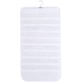 thumbnail image 1 of Pockets Hanging Organiser Double Sided Jewellery Holder Hanging Jewellery Organiser with 80 Clear Pockets for Necklaces Bracelets Rings Earrings，White, 1 of 7