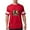 Red, variant on CafePress - Snake Eyes T Shirt - Mens Football Shirt