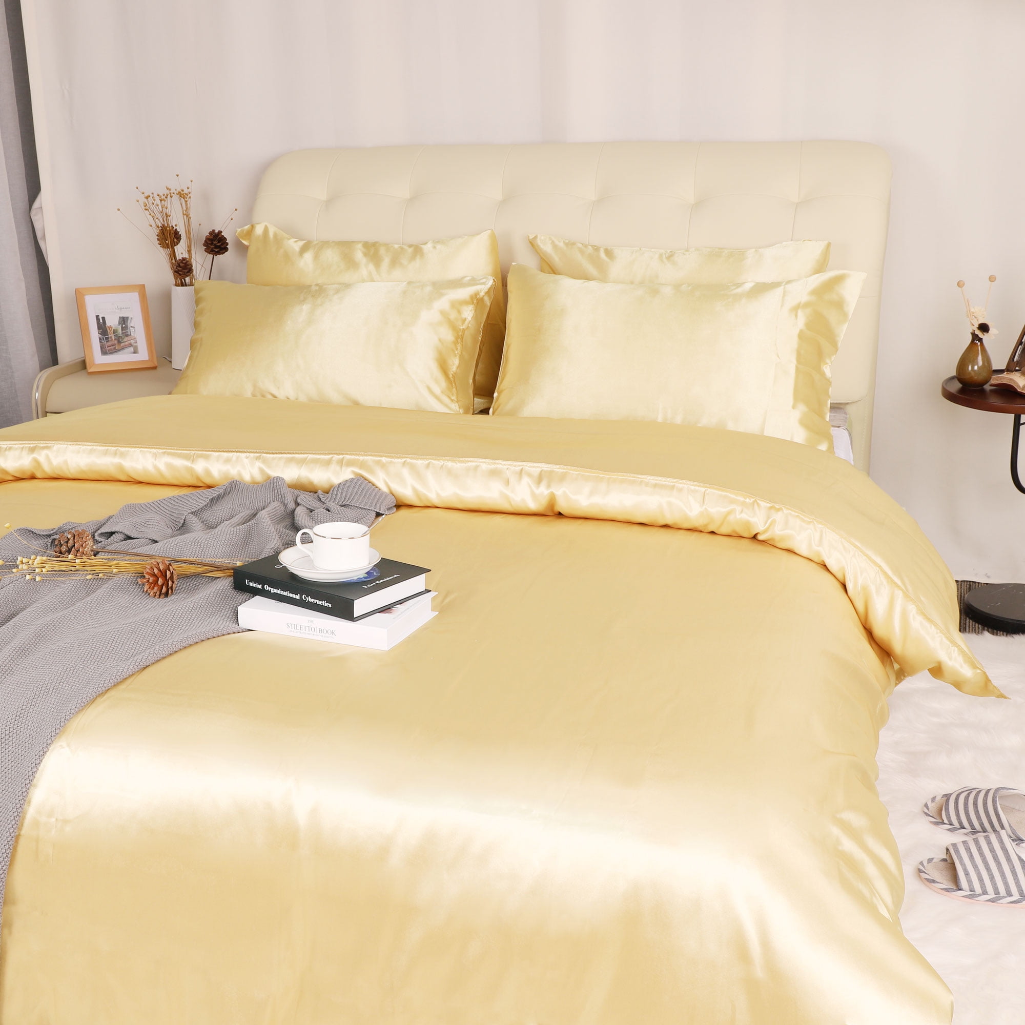 duvet covers gold color