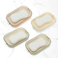 thumbnail image 6 of Unique Bargains 1 Pc Soap Dish Double Layer Drain Soap Holder for Bathroom Gray, 6 of 6