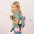 thumbnail image 5 of Bayer Design Dolls: Carrier Modern Design - Grey, Pink, Butterfly - Fits Dolls up to 18", 5 of 7