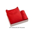 thumbnail image 3 of Qarigey Ropa interior de lana gruesa para mujer, ropa interior térmica térmica para mujer, ropa personal cálida para estudiantes de pregrado conjuntos de ropa 10Rojo/XXL 62.5-70kg, 3 of 6