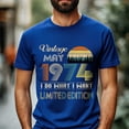 thumbnail image 2 of Vintage May 1974 T-Shirt - Retro Style Birthday Tee for Men - Meaningful Birthday Gift for May Born, 2 of 4