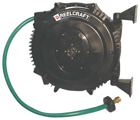 1 2" x 50 ft. Spring Return Hose Reel with Hose 232 psi REELCRAFT SGA3850 OLP by Reelcraft