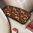 thumbnail image 2 of Bingfone Car Four-Season Universal Armrest Box Mat,Car Armrest Seat Cover Soft Leather Waterproof Armrest Cover Center Console Mat-Woodland Mushroom With Flowers And Berries, 2 of 7