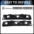 thumbnail image 4 of Soporte de parachoques Soporte trasero Soporte de retención Montaje No.866131W200 para Kia Rio 2012-2017 1 par, 4 of 6