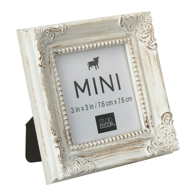 12 Pack: White Leaf Corner Accents Mini Frame by Studio Décor®