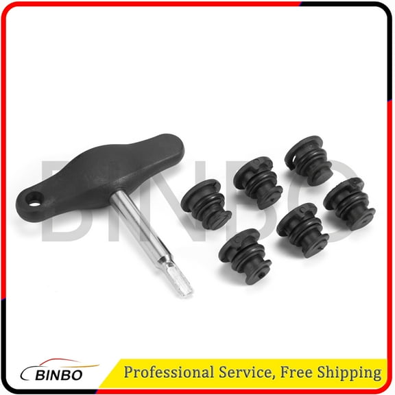 06L103801 1 Set Car Engine Oil Drain Plug with Install Tool