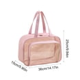 thumbnail image 3 of PVC Travel Storage Bag, Waterproof Two-Layer Fitness & Sports Bag, Dry & Wet Separation, Portable Cosmetic & Toiletry Bag for Outdoor & Travel, Large Opening Design for Easy Access, 3 of 6