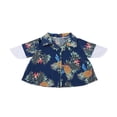 thumbnail image 6 of Summer Porch Goose Outfit for 23'' Lawn Porch Goose Clothing Hawaiian Outfits for Patio Yard Garden Decor, Porch Goose Decorations, Dark blue shirt, 6 of 6