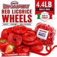 thumbnail image 4 of Gerrit J Verburg Strawberry Licorice Wheels Soft Chewy Candy 4.4 lb Bag, 4 of 9