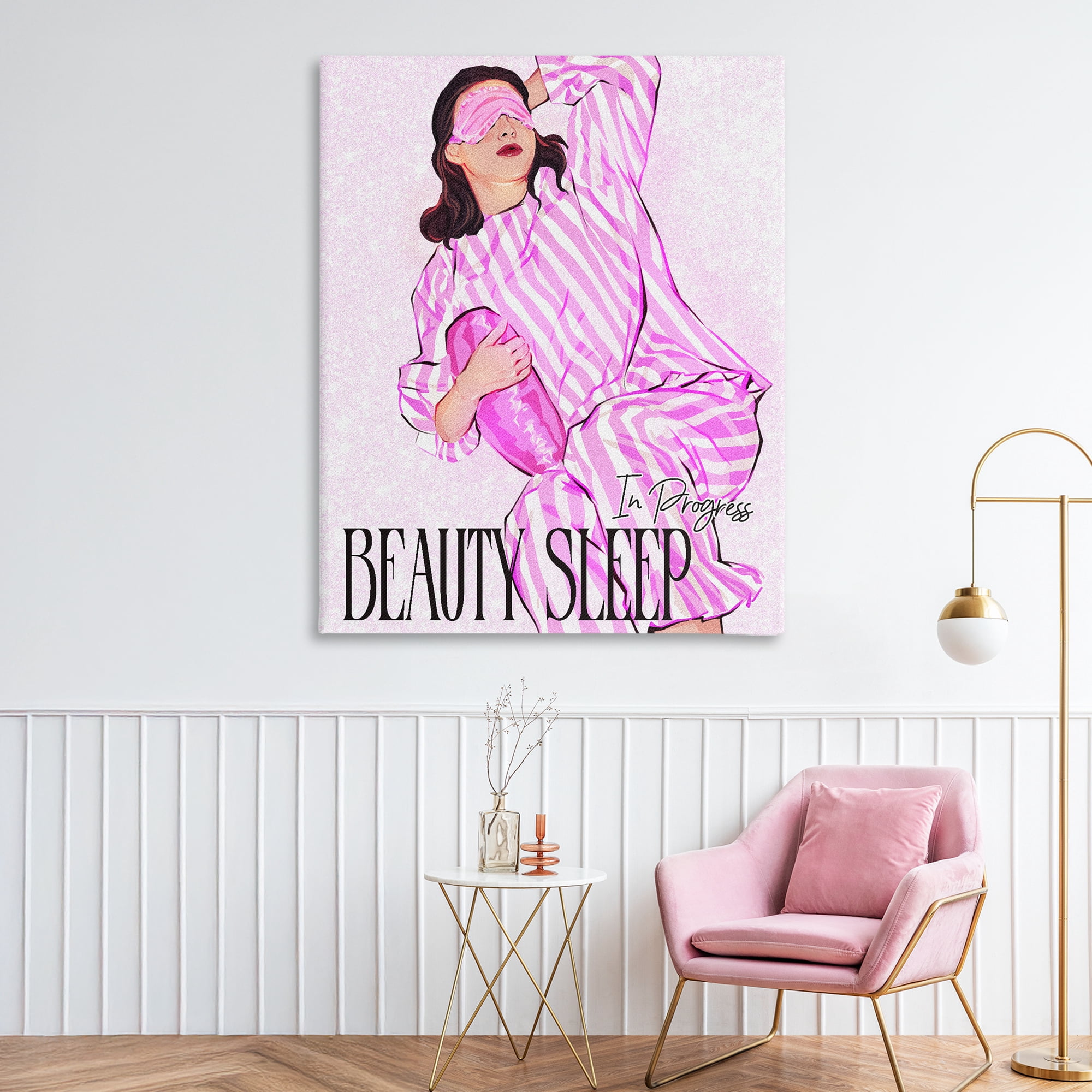 Stupell Industries Beauty Sleep In Progress Canvas Wall Art, design by Ziwei Li