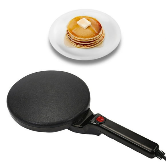 Crepe Maker, 800W Portable Electric Crepe Maker Round Crepe Pan Crepe Maker Electric Compact Lightweight for Pancakes, Spring Cakes, Spring Rolls Making