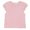 a-Pink16447, variant on Girls Solid Color Raglan Sleeve Crew Neck TShirt With Ruffle Trimmed Short Sleeve For Kids Casual Daily Wear Summer Activities Classic Top
