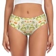 thumbnail image 1 of Fotbe Frogs And Botanical Calzones Estampados para Mujer – Ropa Interior de Algodón, Cómoda, Suave y Elástica-Medium, 1 of 6