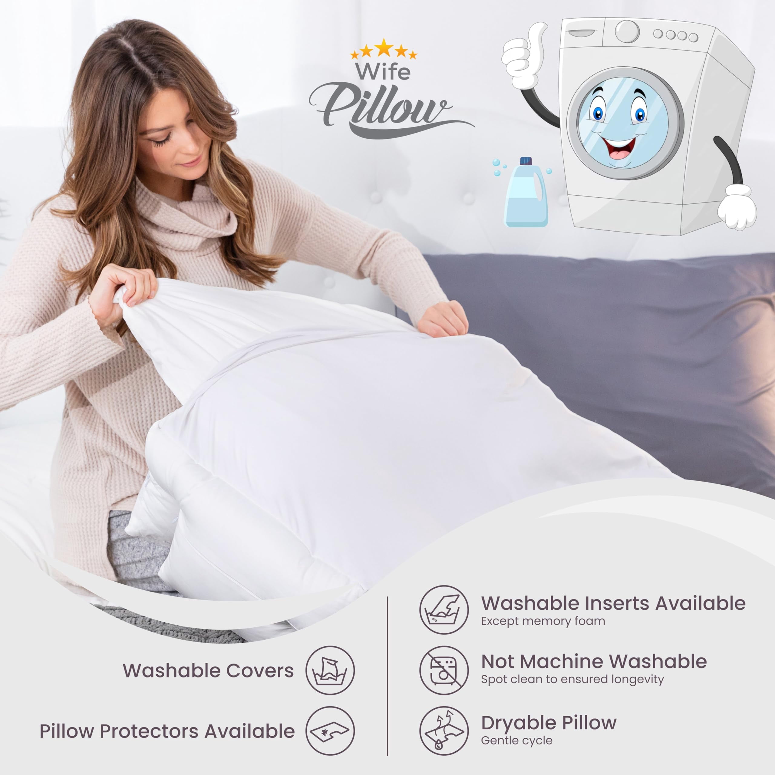 Adjustable Side Sleeper Pillow with Arm Tunnels for Shoulder Pain, Rotator Cuff Support, Arm & Shoulder Relief - Pressure-Free Sleep Pillow for Adults - Charcoal Shredded Memory Foam