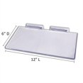 thumbnail image 3 of STORE FIXTURES DIRECT Estante grande para zapatos con listones de acrílico transparente, 6 pulgadas de profundidad x 12 pulgadas de largo, estante de exhibición de plástico plano hecho con estireno de, 3 of 5