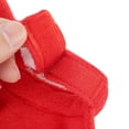 thumbnail image 4 of Vêtements Rouges pour Animaux de Compagnie, Manteau de Chat de Chien Costume Doux Vêtements de Noël pour Cobaye, 4 of 8