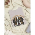 thumbnail image 3 of I Love My Dog T-Shirt Women -Image by Shutterstock, Female Small, 3 of 4