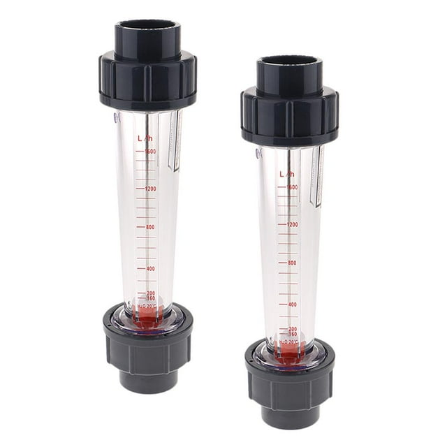 Medidor de Flujo de Rotómetro de Tubo de Medición de Flujo de de Agua 2pcs 160-1600l Por Sharpla Medición de flujo de líquido de agua