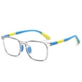 thumbnail image 1 of Espejo infantil anti luz azul estilo luz plana Gafas cuadradas suaves TR90 espejo cruzado 5288, 1 of 6