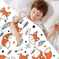 thumbnail image 4 of Cute Fox Blanket Super Soft Cozy Flannel Throw Blankets Bedding for Sofa Bedroom Living Room Kids Adults Gifts 50"x40", 4 of 6