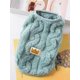 thumbnail image 1 of 1pc Autumn And Winter Houndstooth Double-Sided Lamb Plush Solid Color Pet Velvet Hoodie Dog Vest Cat Apparel, 1 of 1