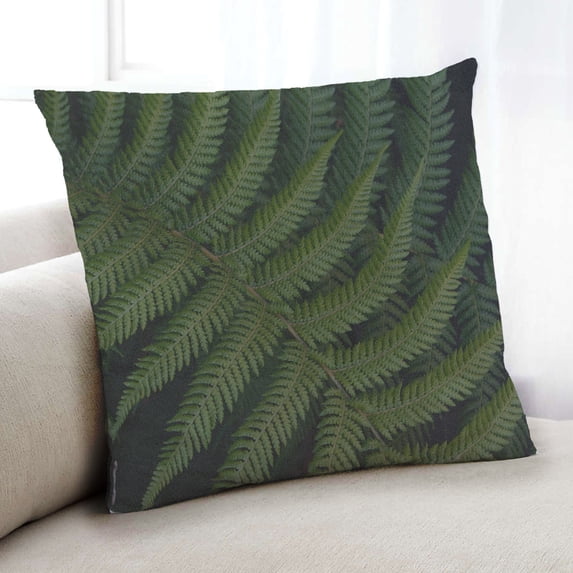 Ahgly Company Color Focus Green Indoor Throw Pillow, 18 inch by 18 inch