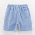 thumbnail image 3 of RXIRUCGD 2025 Summer Clothes for Kids 2PC Children's Summer Solid Casual Sports Shorts With Drawstring For Kids, 3 of 6