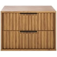 thumbnail image 2 of Safavieh Lylia Modern Partical Board and Mdf Night Stands, Oak/Black, 2 of 6