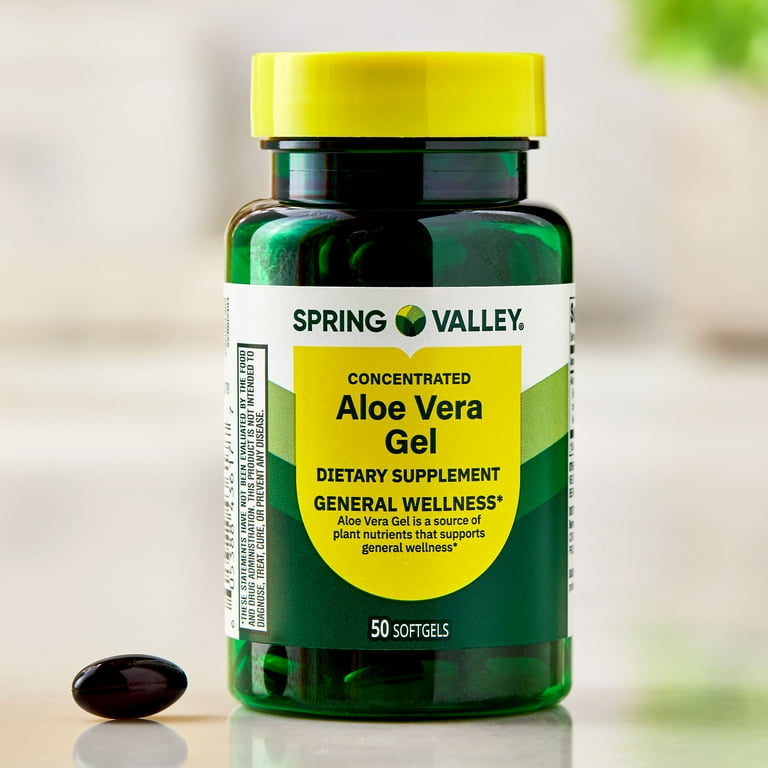 Spring Valley Aloe Vera Gel Dietary Supplement for Digestive