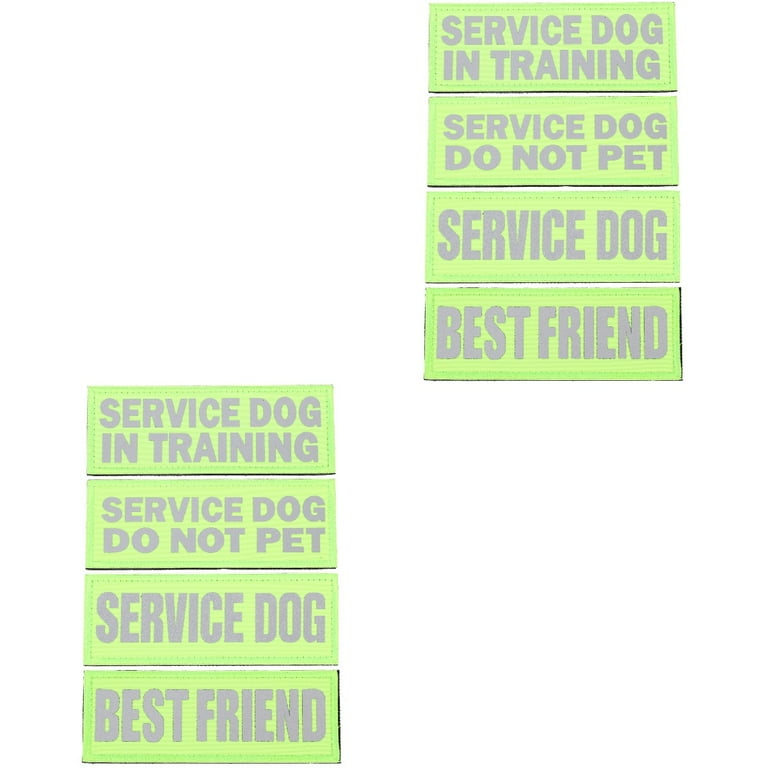 Removable Reflective Dog Patches - CUSTOM