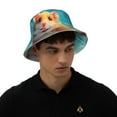 thumbnail image 4 of Bingfone Cloud Cute Hamster Bucket Hat for Men Women,Packable Reversible Printed Sun Hats,Fisherman Outdoor Travel Hiking Beach Caps, 4 of 7